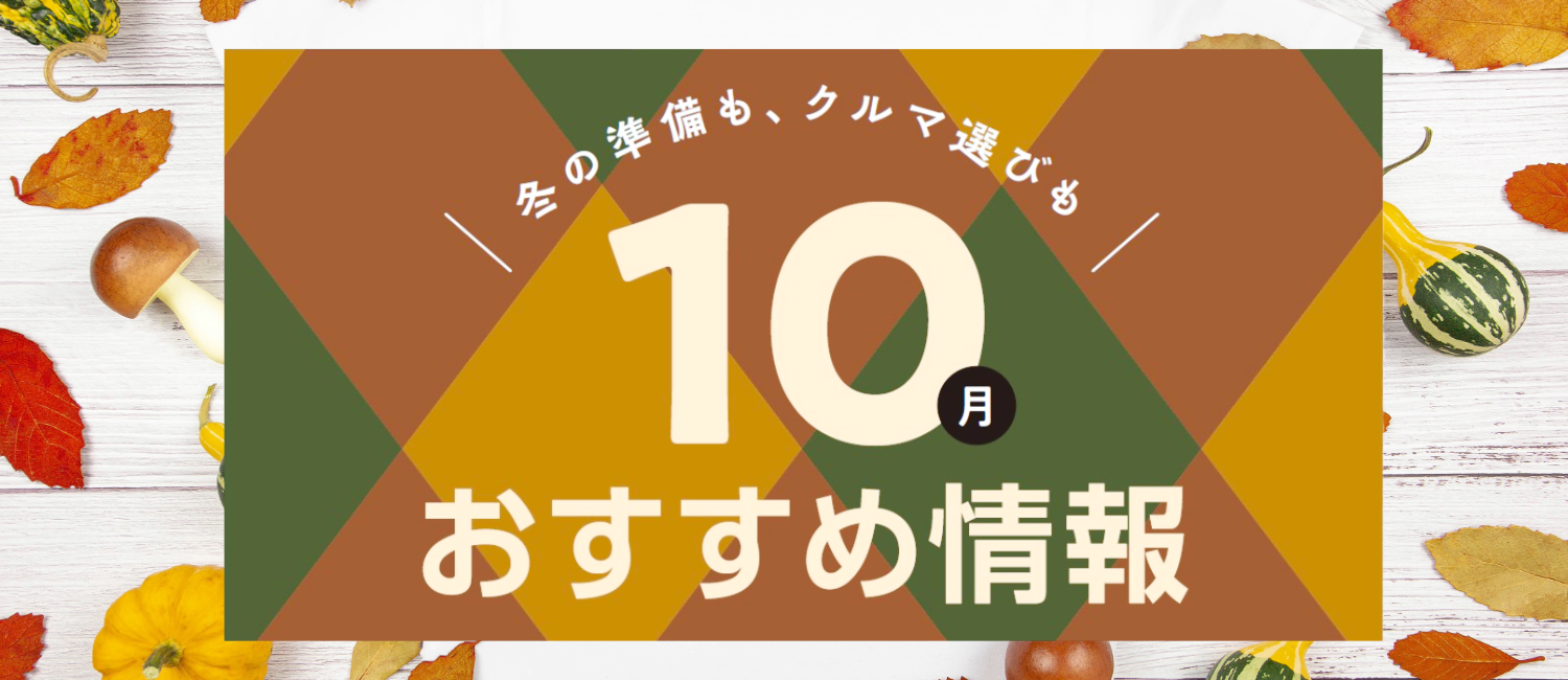 10月おすすめ情報